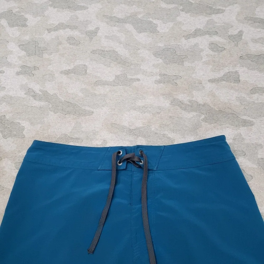 5.11 Tactical Trunk Shorts Mens 31‎ Blue Drawstring Rip Stop